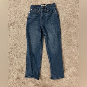 The Perfect Vintage Straight Jean Madewell 26P